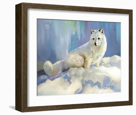 Arctic Fox at Twilight-Joni Johnson-Godsy-Framed Giclee Print