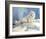 Arctic Fox at Twilight-Joni Johnson-Godsy-Framed Giclee Print