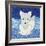 Arctic Fox-Betz White-Framed Art Print