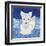 Arctic Fox-Betz White-Framed Art Print