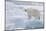 Arctic, north of Svalbard. Portrait of a polar bear walking on the pack ice.-Ellen Goff-Mounted Photographic Print