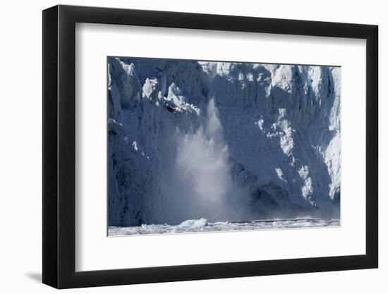 Arctic Ocean, Norway, Svalbard. Calving Glacier-Jaynes Gallery-Framed Photographic Print