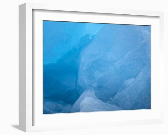 Arctic Ocean, Norway, Svalbard. Close-Up of Glacier Ice-Jaynes Gallery-Framed Photographic Print