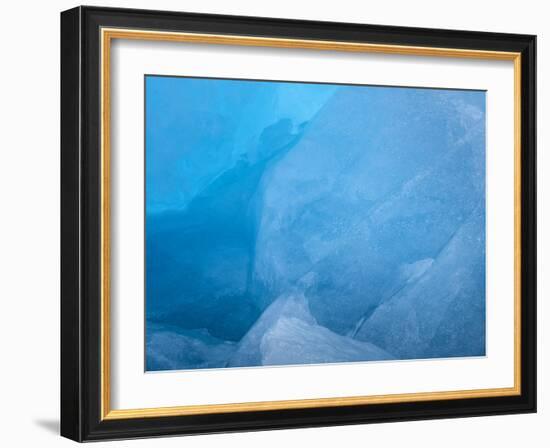 Arctic Ocean, Norway, Svalbard. Close-Up of Glacier Ice-Jaynes Gallery-Framed Photographic Print