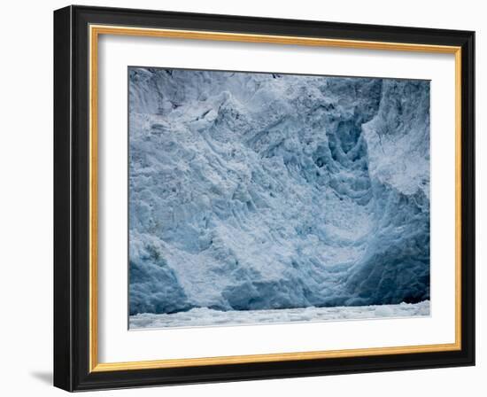 Arctic Ocean, Norway, Svalbard. Glacier Face-Jaynes Gallery-Framed Photographic Print