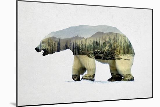 Arctic Polar Bear-Davies Babies-Mounted Art Print