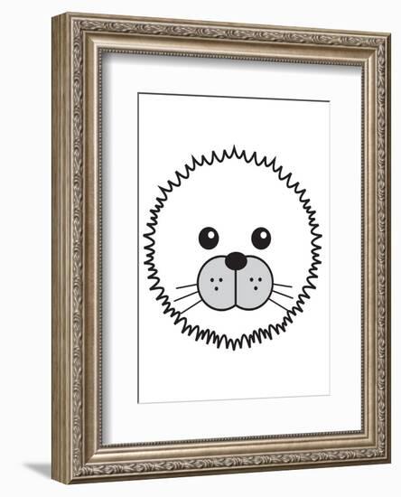 Arctic Seal-null-Framed Giclee Print
