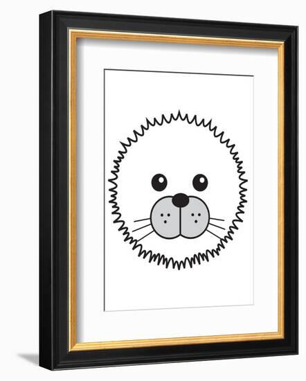 Arctic Seal-null-Framed Giclee Print