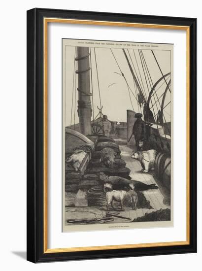 Arctic Sketches from the Pandora, Drawn on the Wood in the Polar Regions-null-Framed Giclee Print