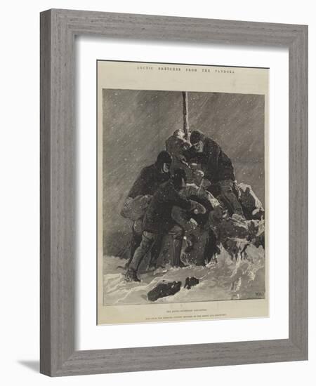 Arctic Sketches from the Pandora-William Heysham Overend-Framed Giclee Print