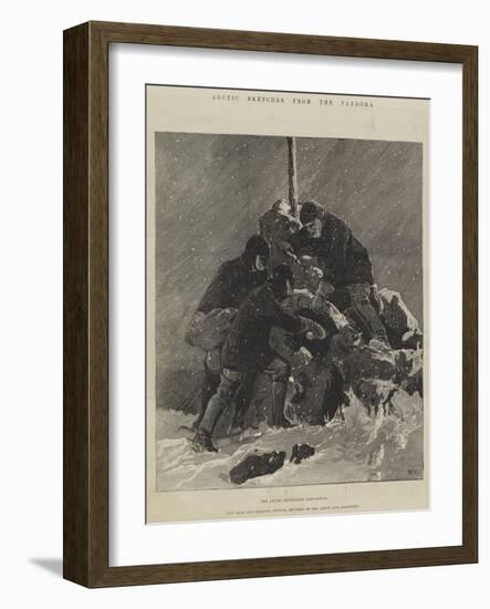 Arctic Sketches from the Pandora-William Heysham Overend-Framed Giclee Print