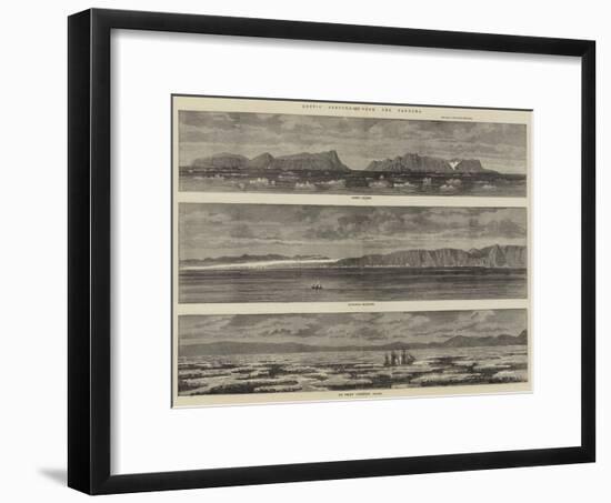 Arctic Sketches from the Pandora-null-Framed Giclee Print