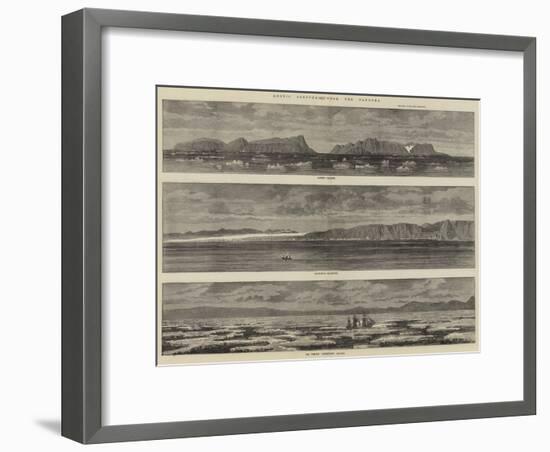 Arctic Sketches from the Pandora-null-Framed Giclee Print