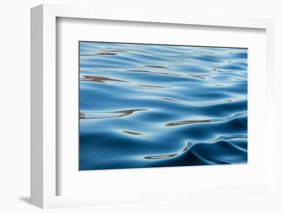 Arctic, Svalbard. Ocean ripples.-David Slater-Framed Photographic Print