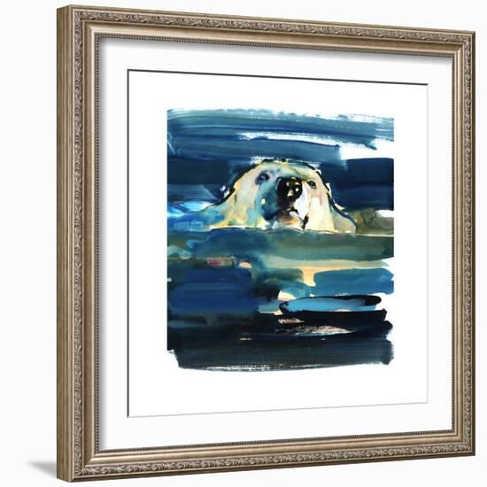 Arctic Swim, 2016-Mark Adlington-Framed Giclee Print