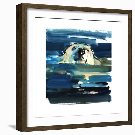 Arctic Swim, 2016-Mark Adlington-Framed Giclee Print