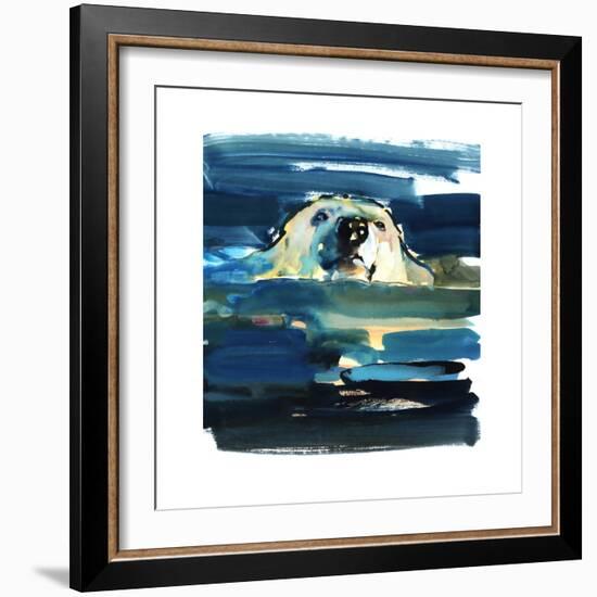 Arctic Swim, 2016-Mark Adlington-Framed Giclee Print