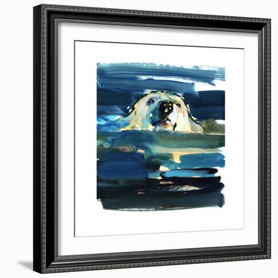 Arctic Swim, 2016-Mark Adlington-Framed Giclee Print