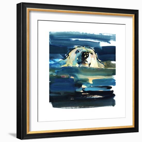 Arctic Swim, 2016-Mark Adlington-Framed Giclee Print