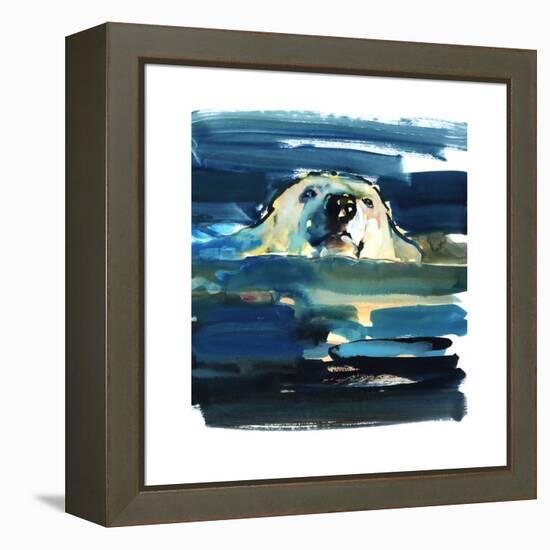 Arctic Swim, 2016-Mark Adlington-Framed Premier Image Canvas