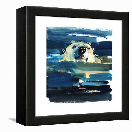 Arctic Swim, 2016-Mark Adlington-Framed Premier Image Canvas