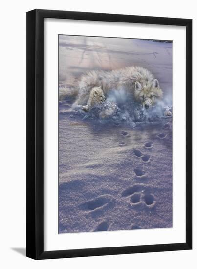 Arctic Tracks-Gordon Semmens-Framed Giclee Print