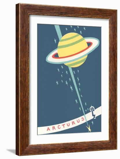 Arcturus and Saturn-null-Framed Premium Giclee Print