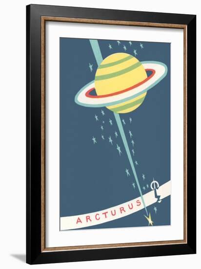 Arcturus and Saturn-null-Framed Premium Giclee Print