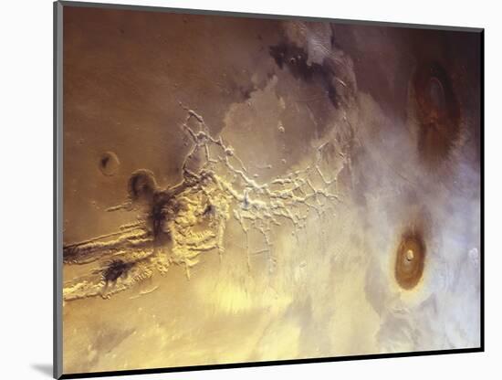 Arcuate Graben System of Noctis Labyrinthus on Mars-Michael Benson-Mounted Photographic Print