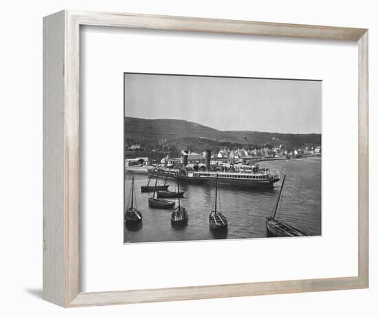 'Ardrishaig - The Steamer Columba at Ardrishaig Quay', 1895-Unknown-Framed Photographic Print