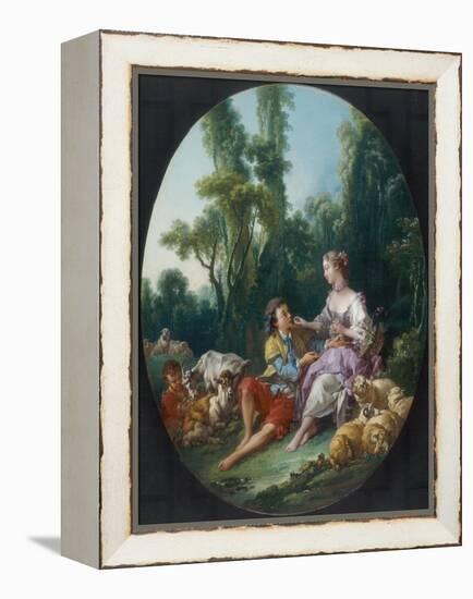 Are They Thinking About the Grape?, 1747-Francois Boucher-Framed Premier Image Canvas