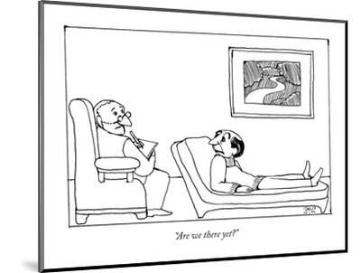 Are We There Yet New Yorker Cartoon Premium Giclee Print By