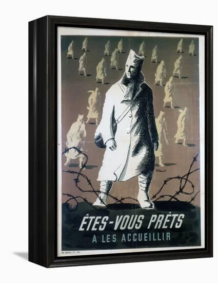 Are You Ready to Welcome Them?, C1946-Bernard Villemot-Framed Premier Image Canvas