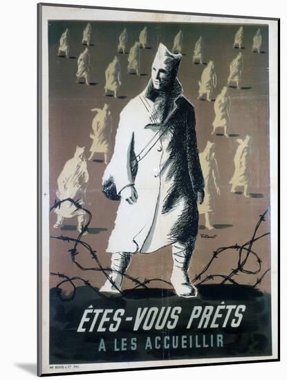 Are You Ready to Welcome Them?, C1946-Bernard Villemot-Mounted Giclee Print