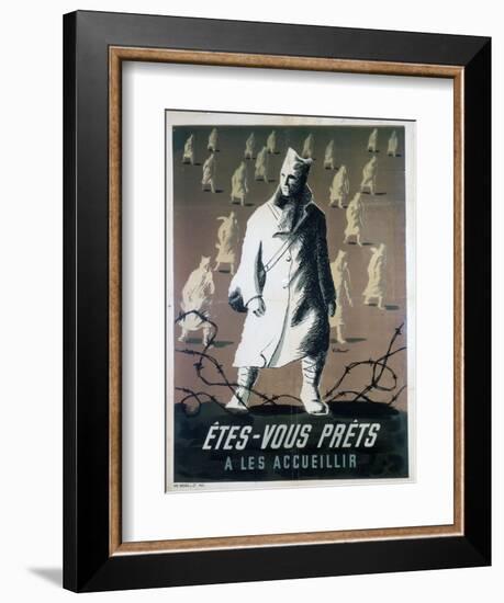 Are You Ready to Welcome Them?, C1946-Bernard Villemot-Framed Giclee Print