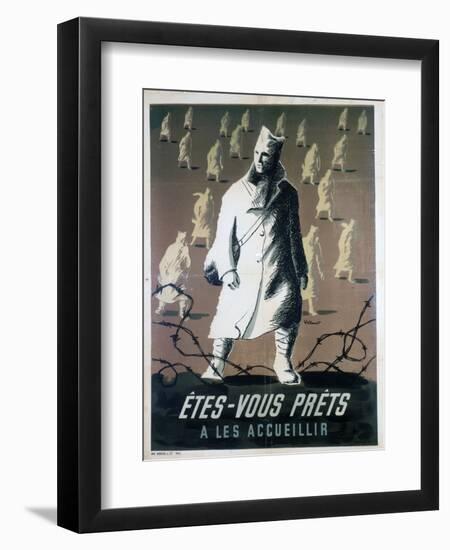 Are You Ready to Welcome Them?, C1946-Bernard Villemot-Framed Giclee Print