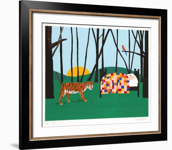 Are You Sleeping?-Mark Sabin-Framed Serigraph