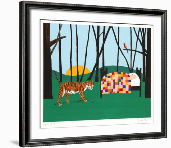 Are You Sleeping?-Mark Sabin-Framed Serigraph