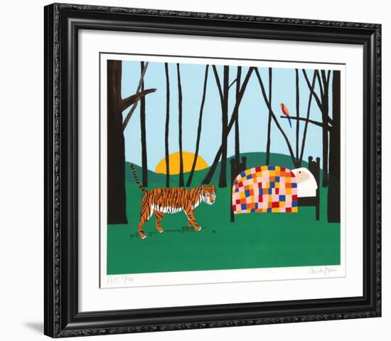 Are You Sleeping?-Mark Sabin-Framed Serigraph