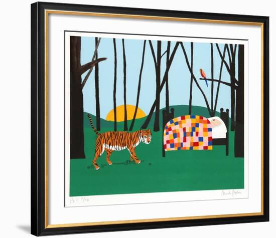 Are You Sleeping?-Mark Sabin-Framed Serigraph