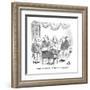 "Are you sure everyone will know we're being ironic?" - New Yorker Cartoon-Christopher Weyant-Framed Premium Giclee Print