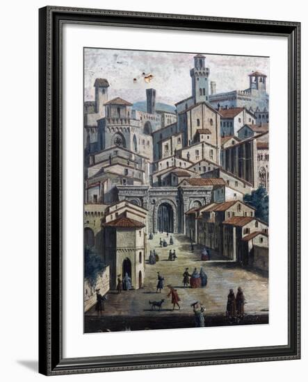 Area around Porta San Pietro-null-Framed Giclee Print