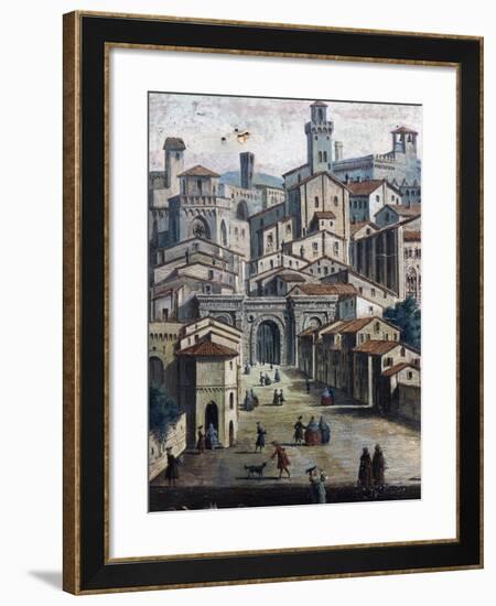 Area around Porta San Pietro-null-Framed Giclee Print