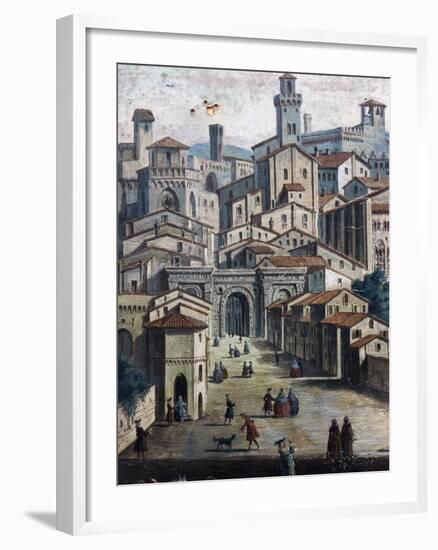 Area around Porta San Pietro-null-Framed Giclee Print