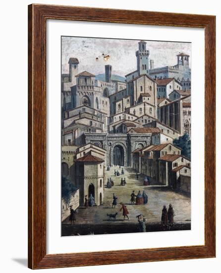 Area around Porta San Pietro-null-Framed Giclee Print