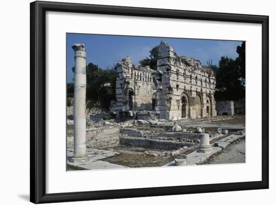 Area of the Gymnasium and the East Wall of the Frigidarium, North Bath-null-Framed Giclee Print