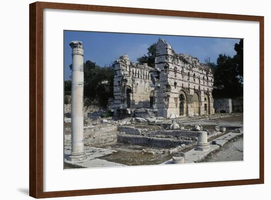 Area of the Gymnasium and the East Wall of the Frigidarium, North Bath-null-Framed Giclee Print