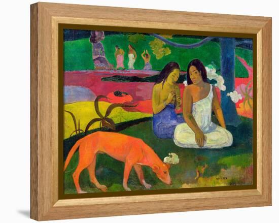 Arearea, 1892-Paul Gauguin-Framed Premier Image Canvas