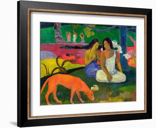 Arearea, 1892-Paul Gauguin-Framed Giclee Print