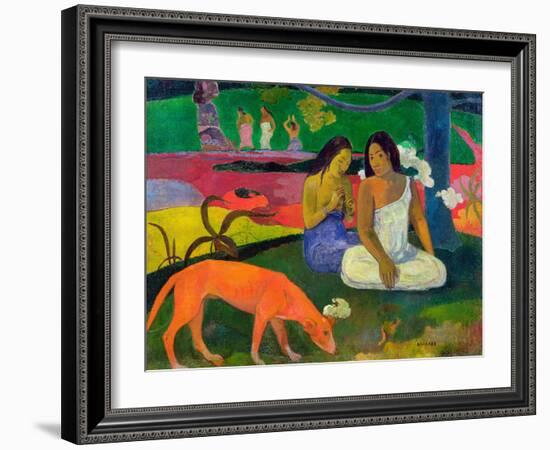 Arearea, 1892-Paul Gauguin-Framed Giclee Print